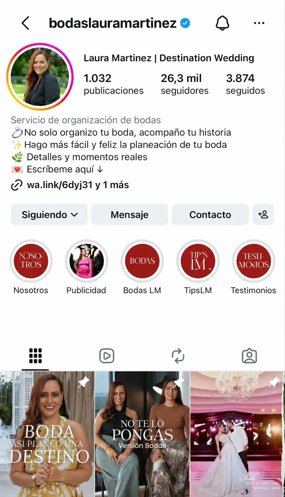 Perfil de Instagram
